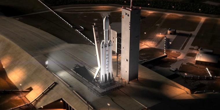 spacex falcon heavy launch video