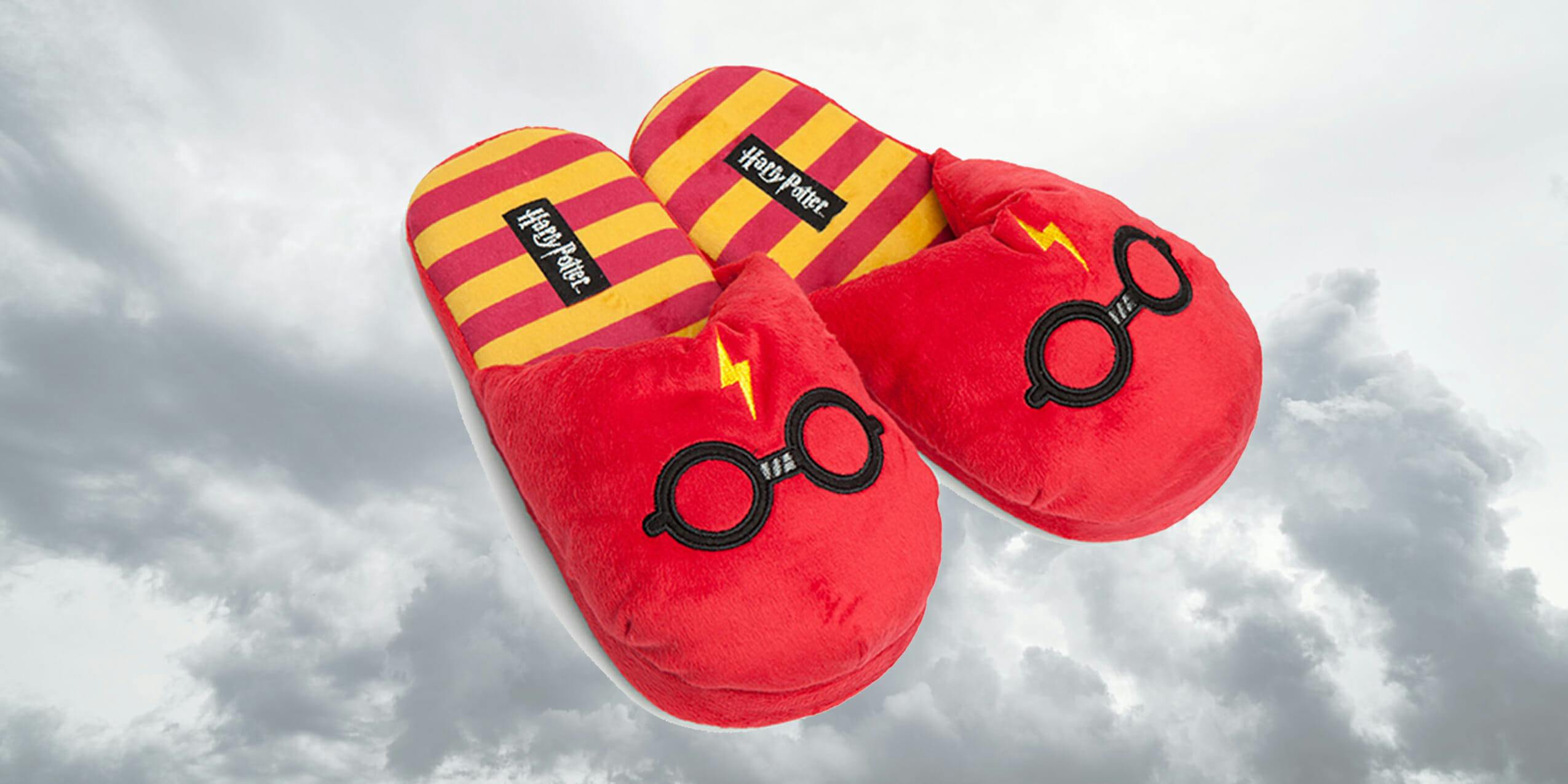 These Harry Potter plush slippers are perfect for midnight shenanigans