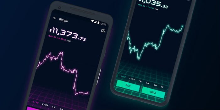 robinhood cryptocurrency buying and selling