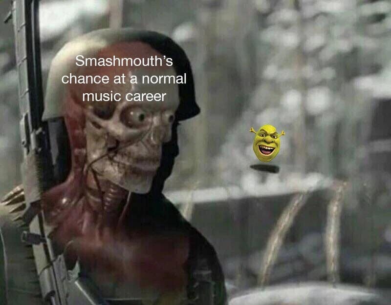 bullet meme smash mouth and shrek