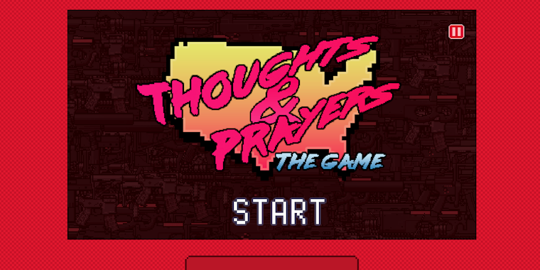 thoughts and prayers start screen