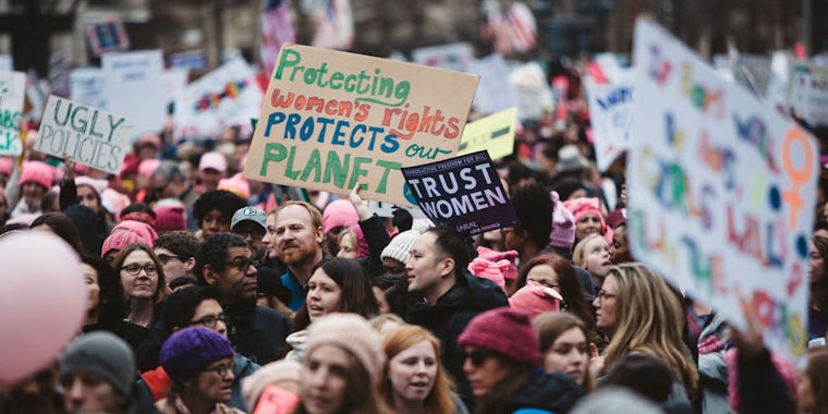 women's march, protest