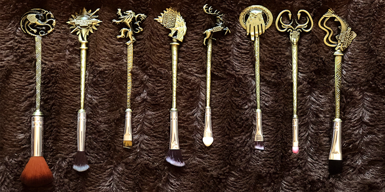 game of thrones make up brushes