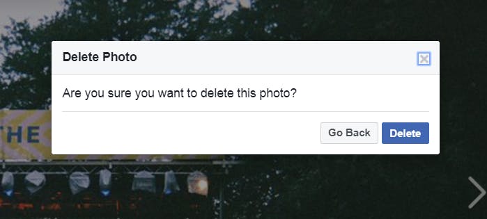 how do i delete photos from facebook