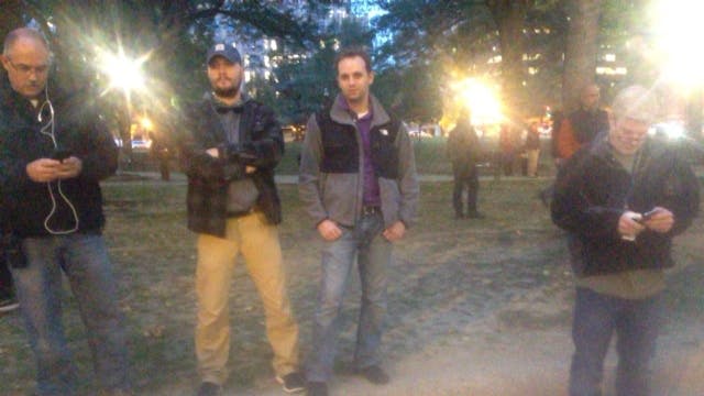 Undercover cops at Million Mask March in Washington, D.C.