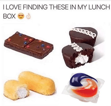 tide pod lunch meme