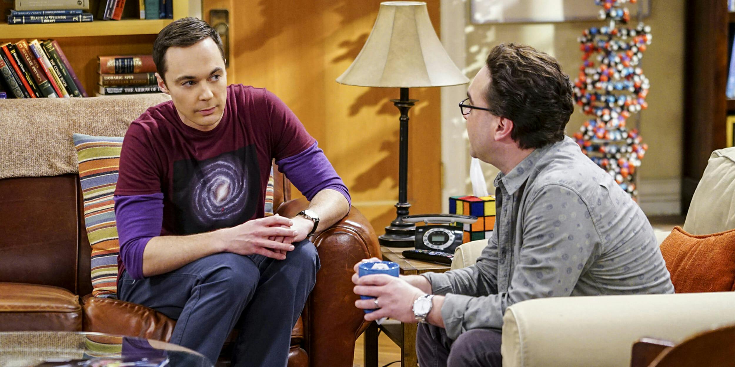Sheldon and Leonard from the Big Bang Theory bitcoin episode