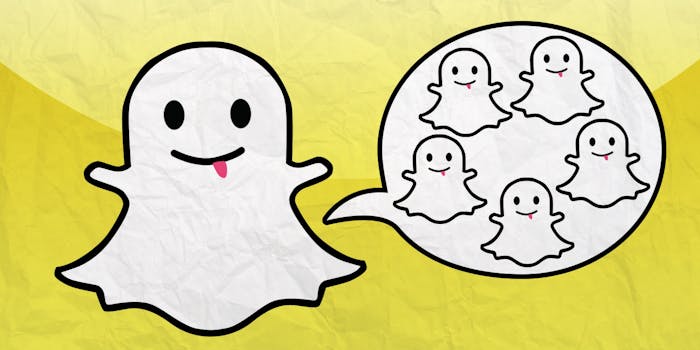 How to use Snapchat: An illustration for Snapchat groups