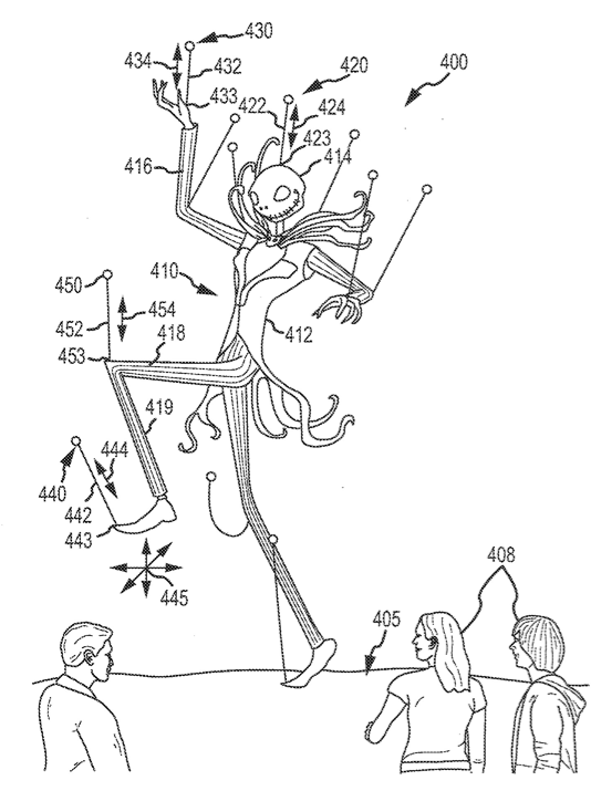 Disney drone patent application image