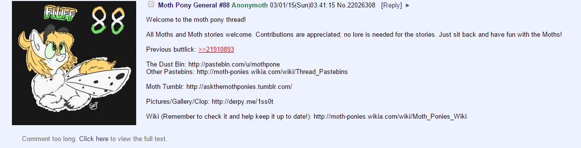 4chan fat pony thread archive