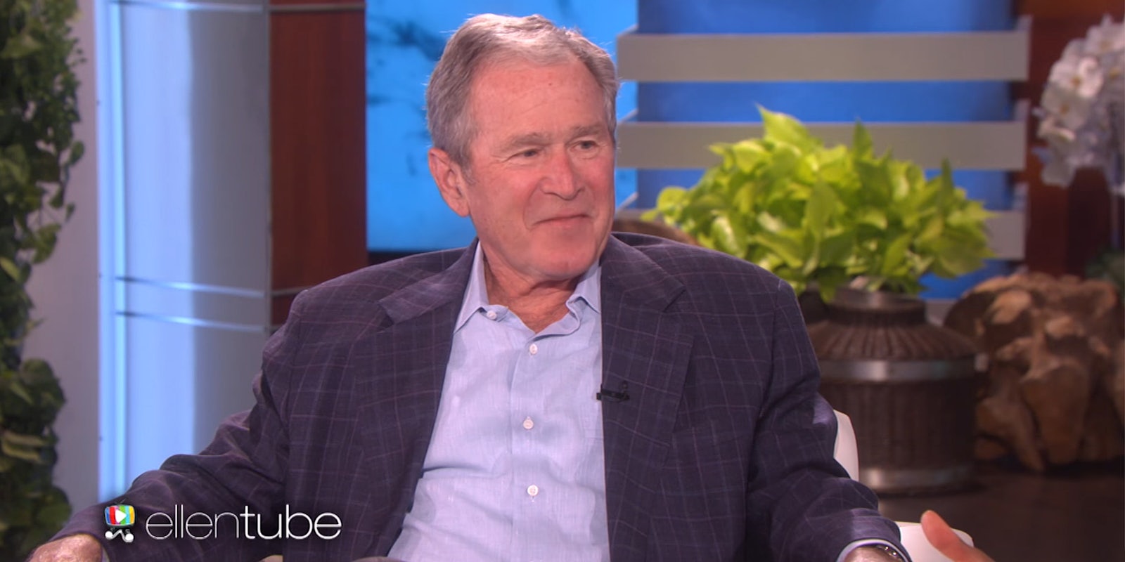 George W Bush on Ellen