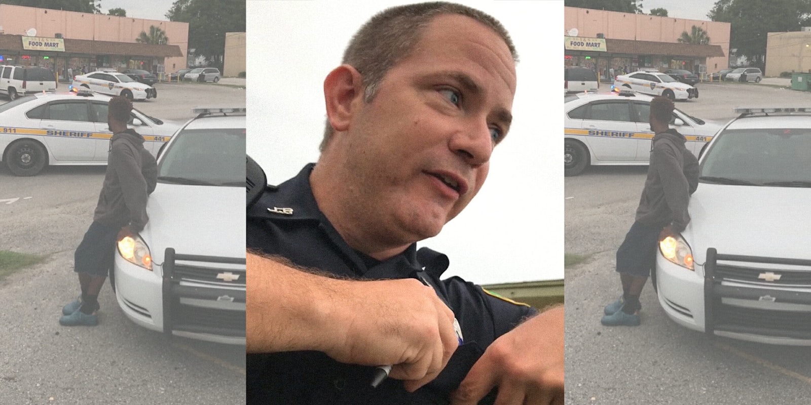 Officer Bolen makes 'crosswalk' arrest with two cars of backup
