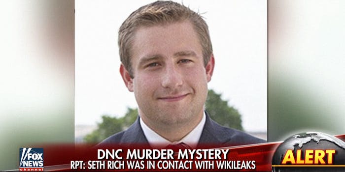 Fox News reporting on the murder of Seth Rich.
