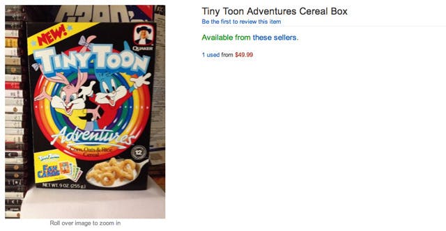 tiny toon adventures cereal