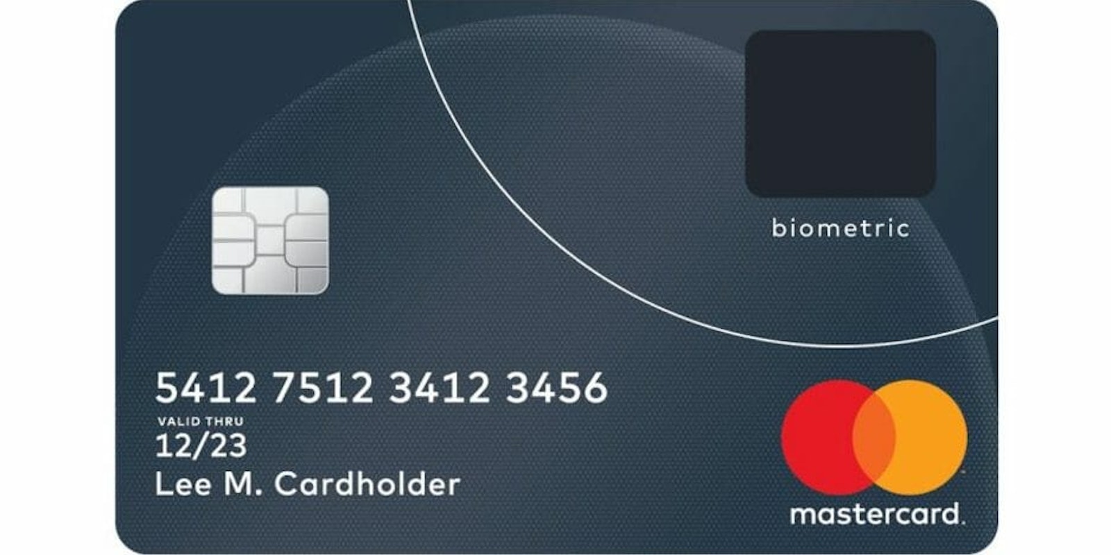 mastercard credit card fingerprint reader