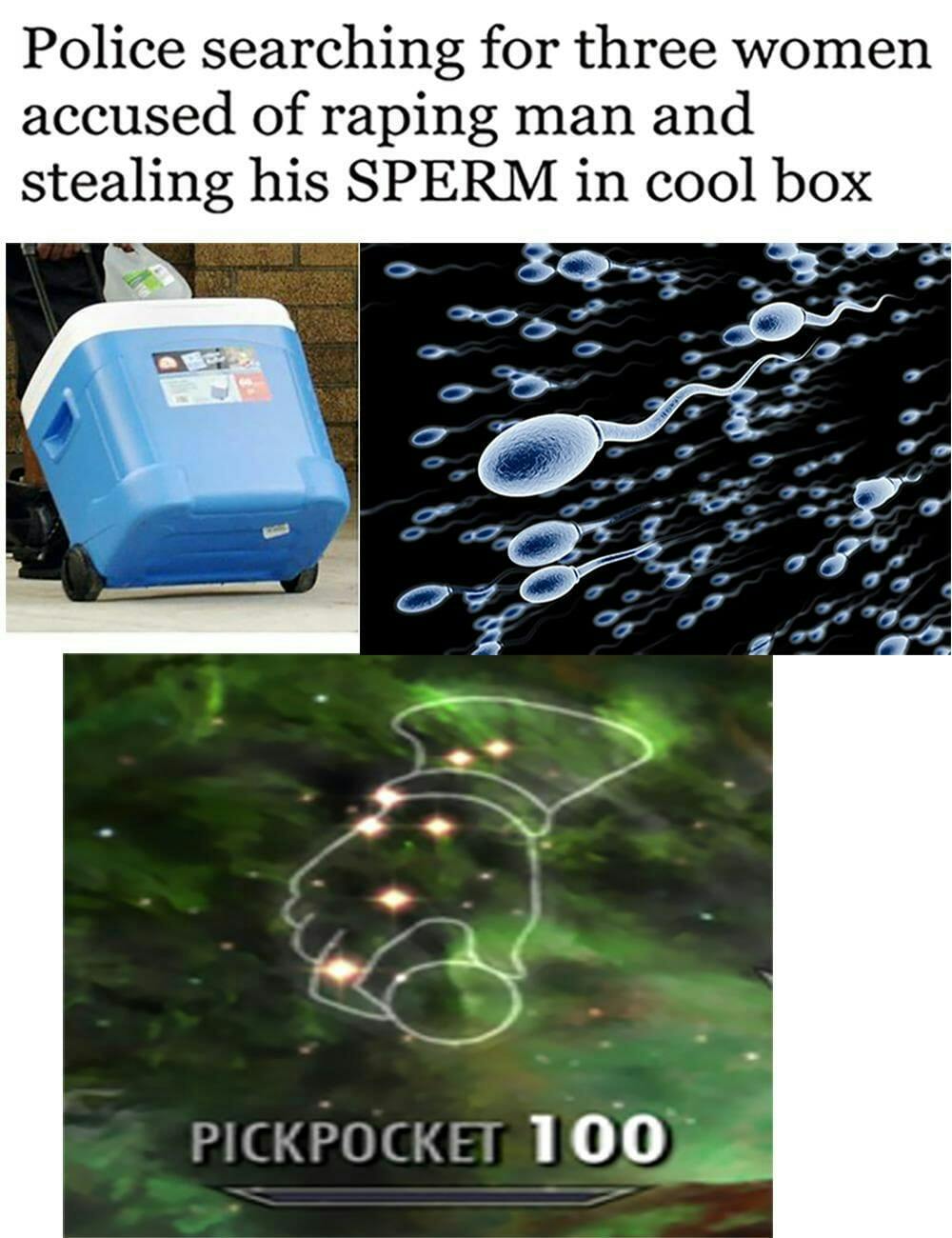 sperm stealing skyrim pickpocket meme