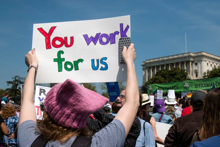 Tax Day protest