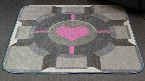 companion cube rug