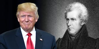 Donald Trump and Andrew Jackson