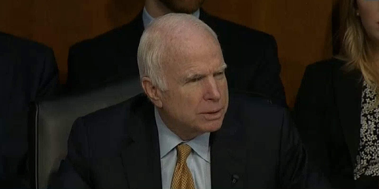 John McCain at Comey's testimony