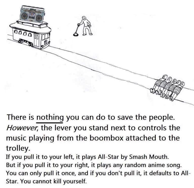 Trolley Problem Memes Present New Dilemma With Multi-Track Drifting