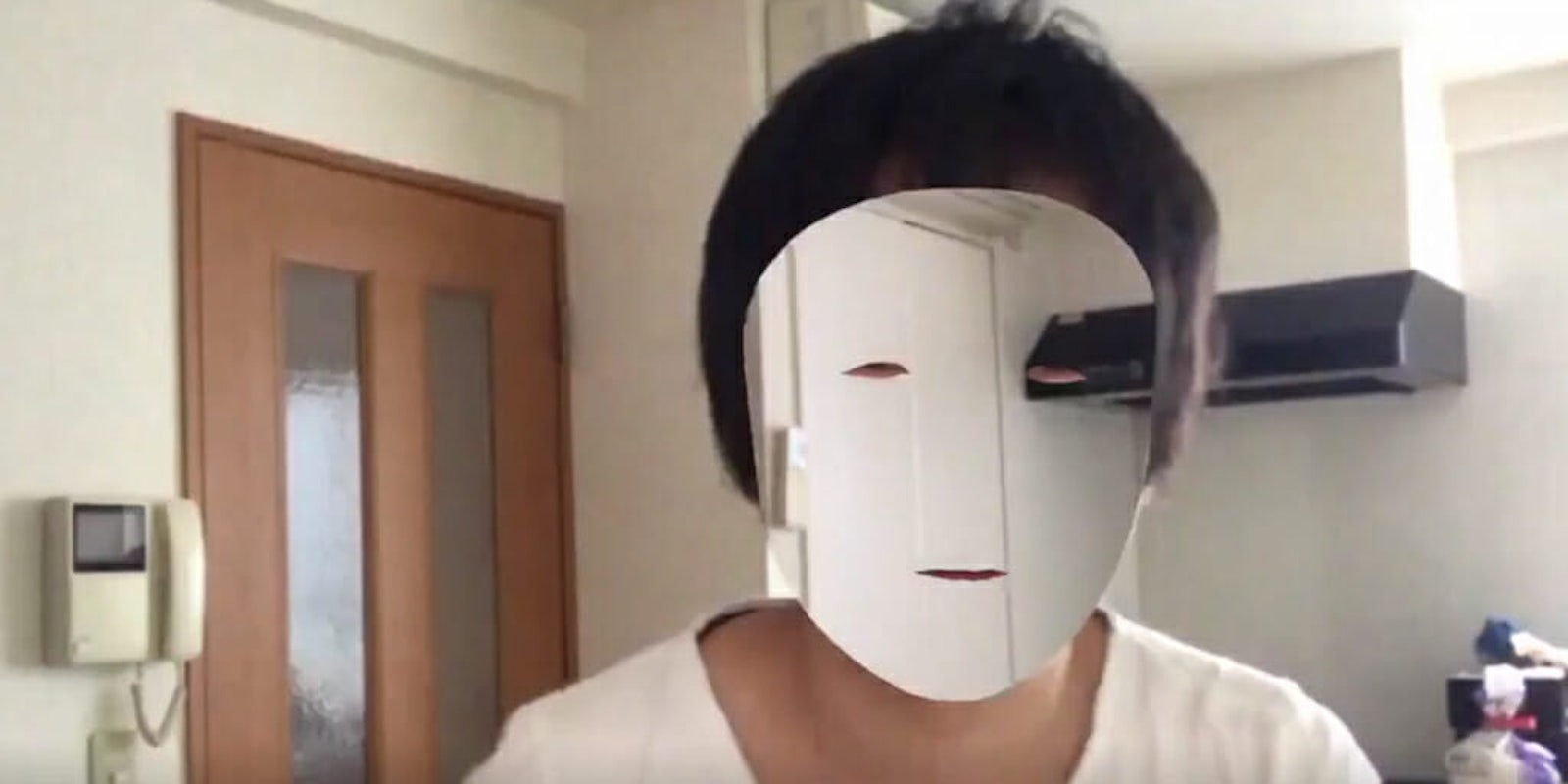 A Japanese developer used an iPhone X to create an app that renders his face invisible.