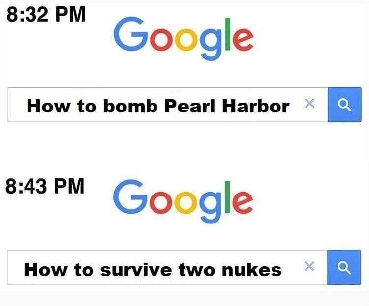 pearl harbor google meme