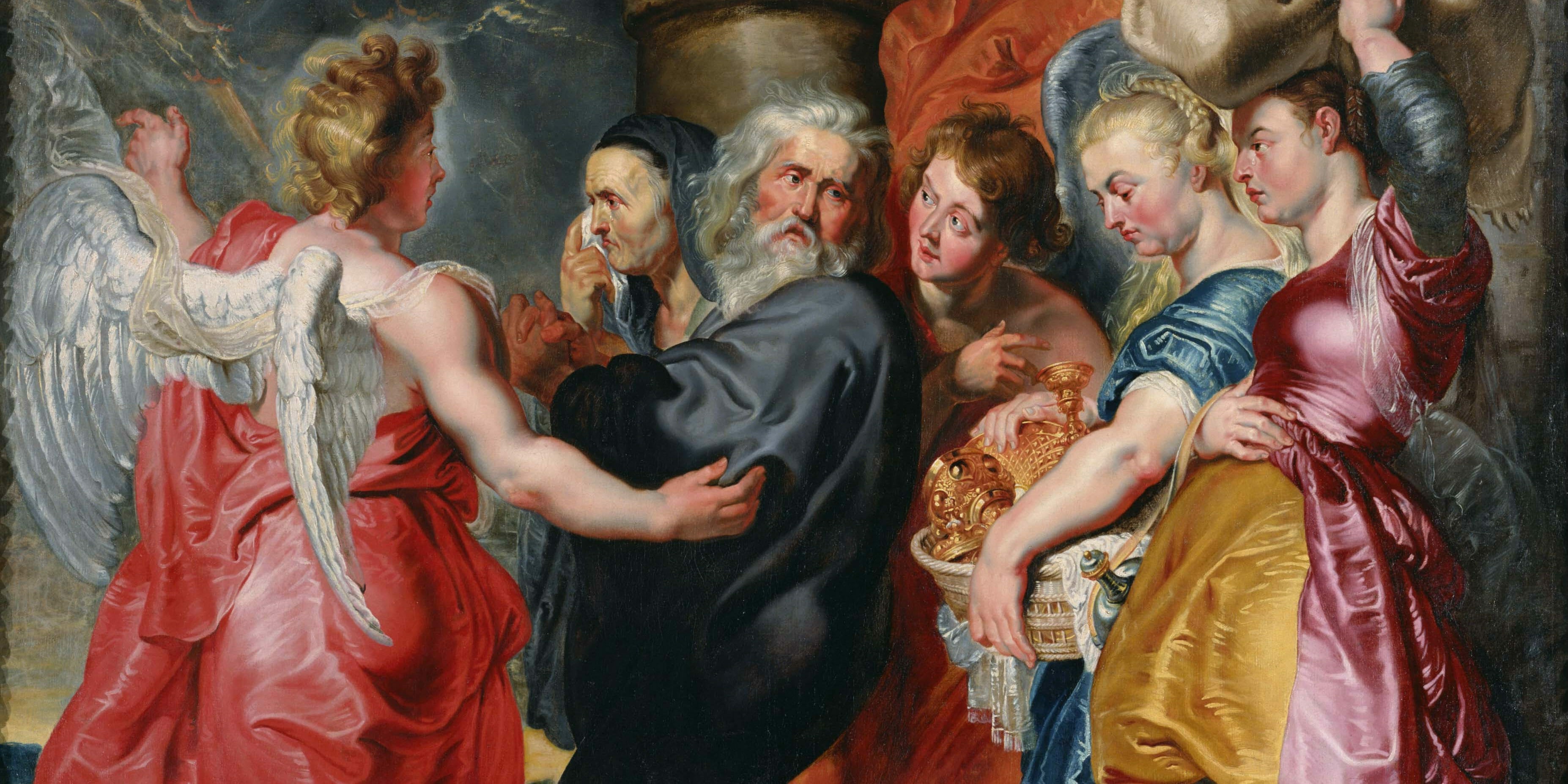 The Flight of Lot and His Family from Sodom (after Rubens)