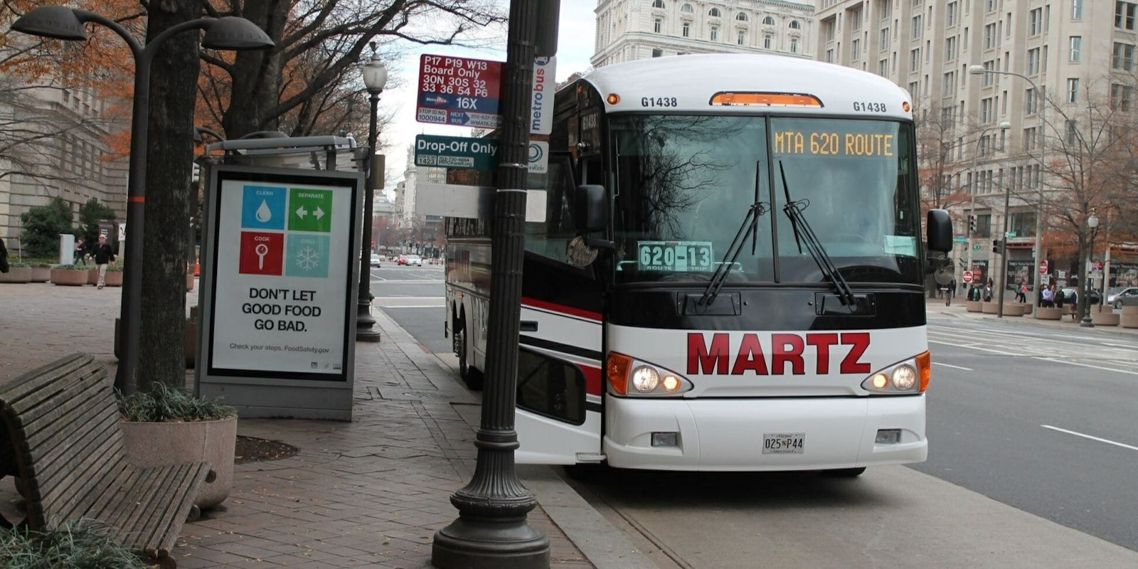Washington D.C. bus stop Ryan McAvoy