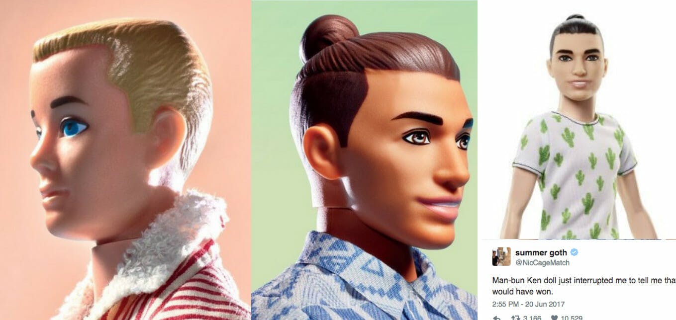 New Ken Doll With Man Bun Gets a Total Meme Makeover