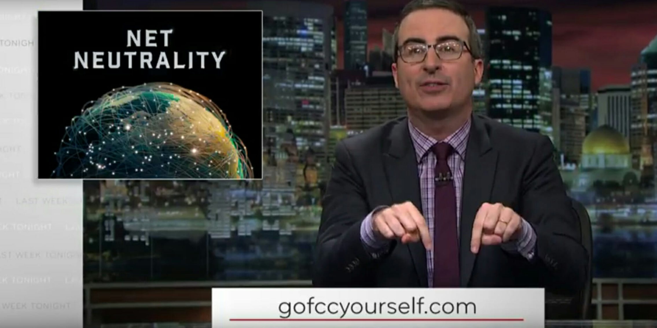 John Oliver is rallying the internet to save Net Neutrality - again.