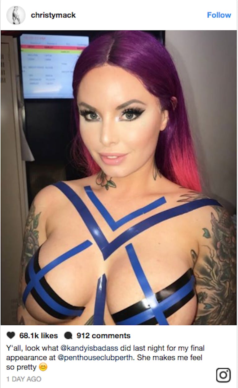 Instagram porn stars : Christy Mack