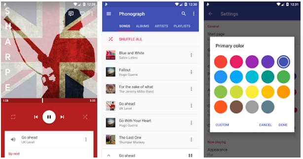 music player for android : phonograph