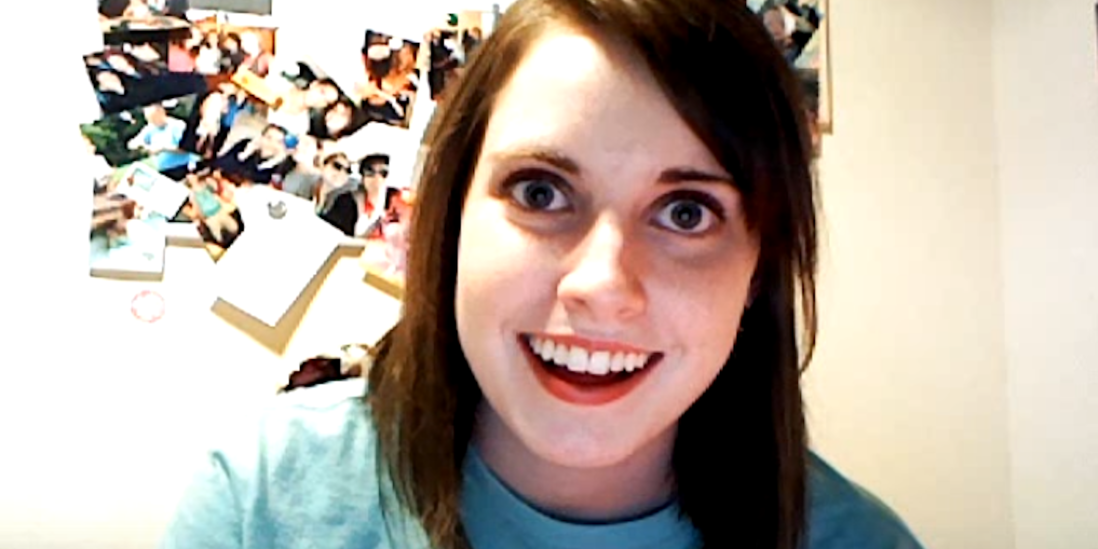 Overly Attached Girlfriend meme: Laina Morris