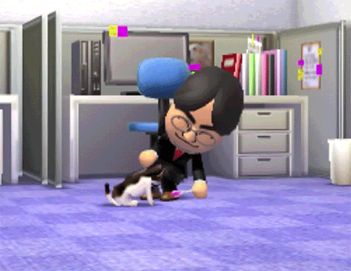 Satoru Iwata Nintendo cat