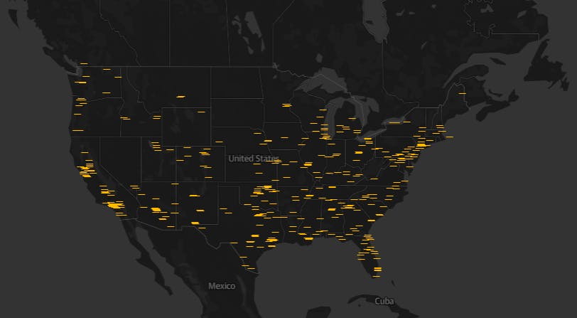 Where Americans have been killed by police in 2015 —