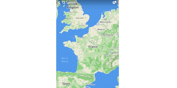 Snap Map of France
