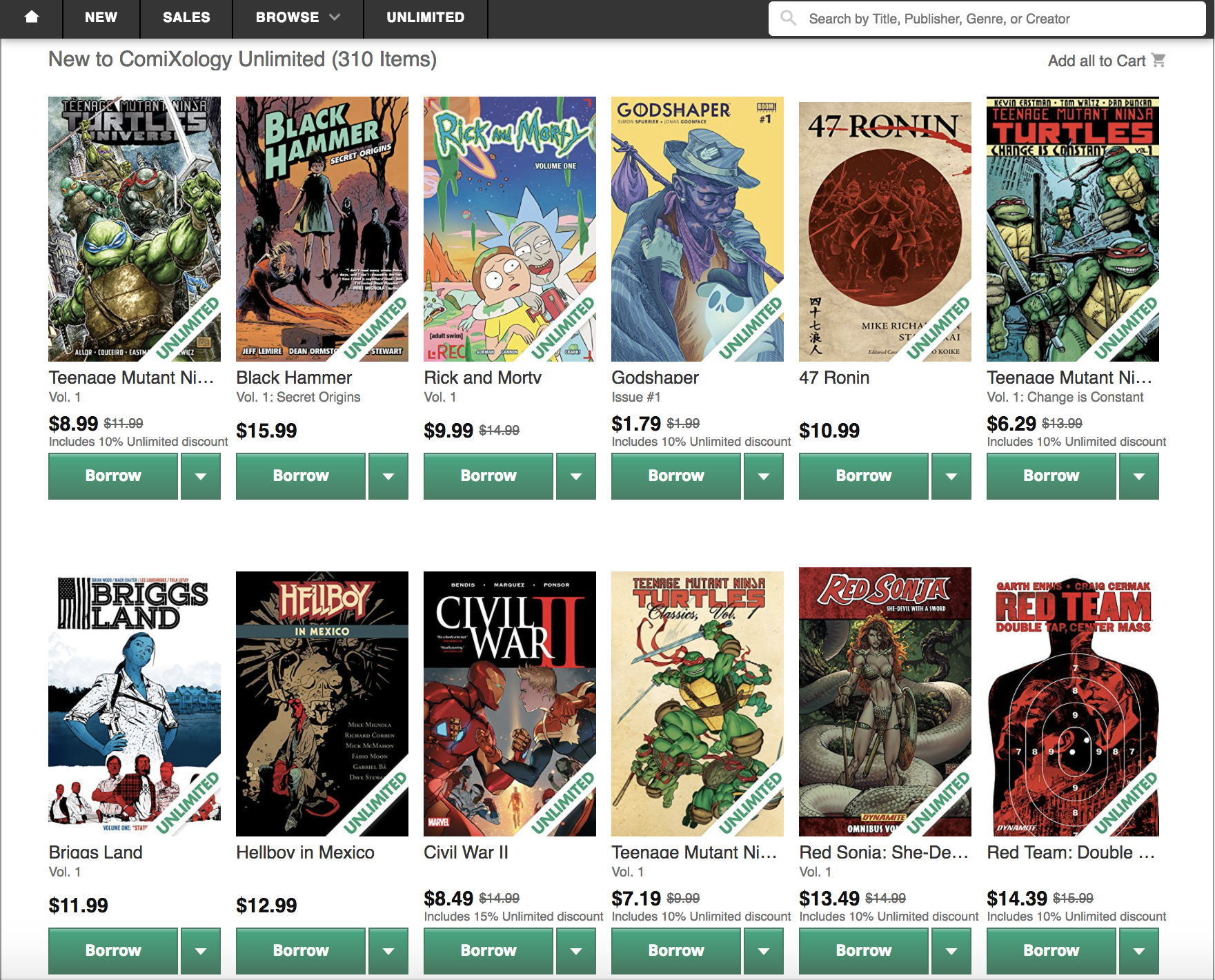 comixology unlimited