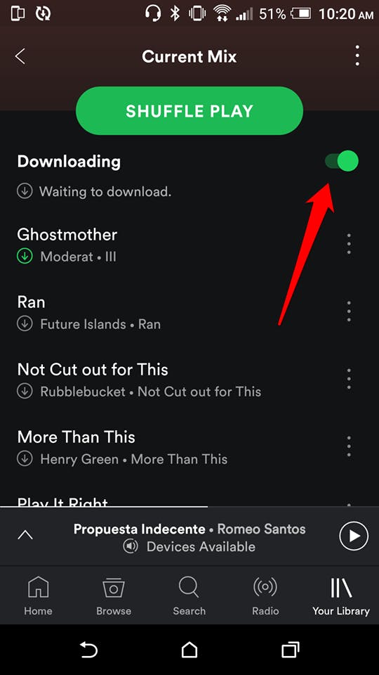 How to download songs on Spotify