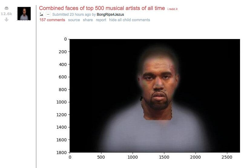 kanye west 500 faces meme