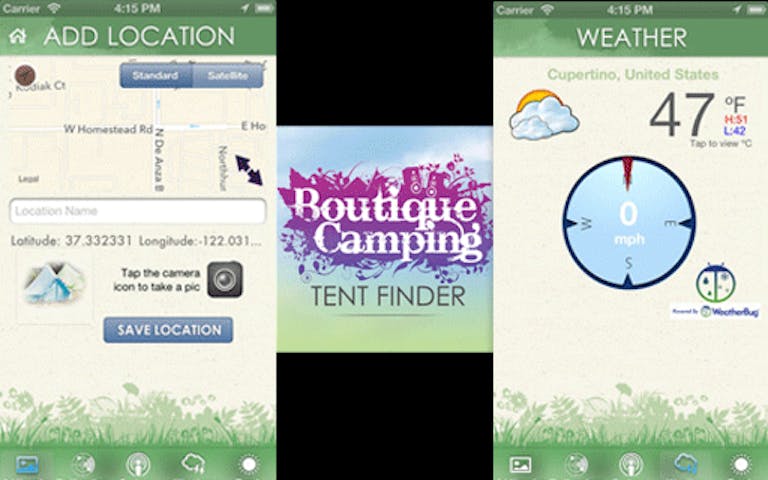 bc tent finder app