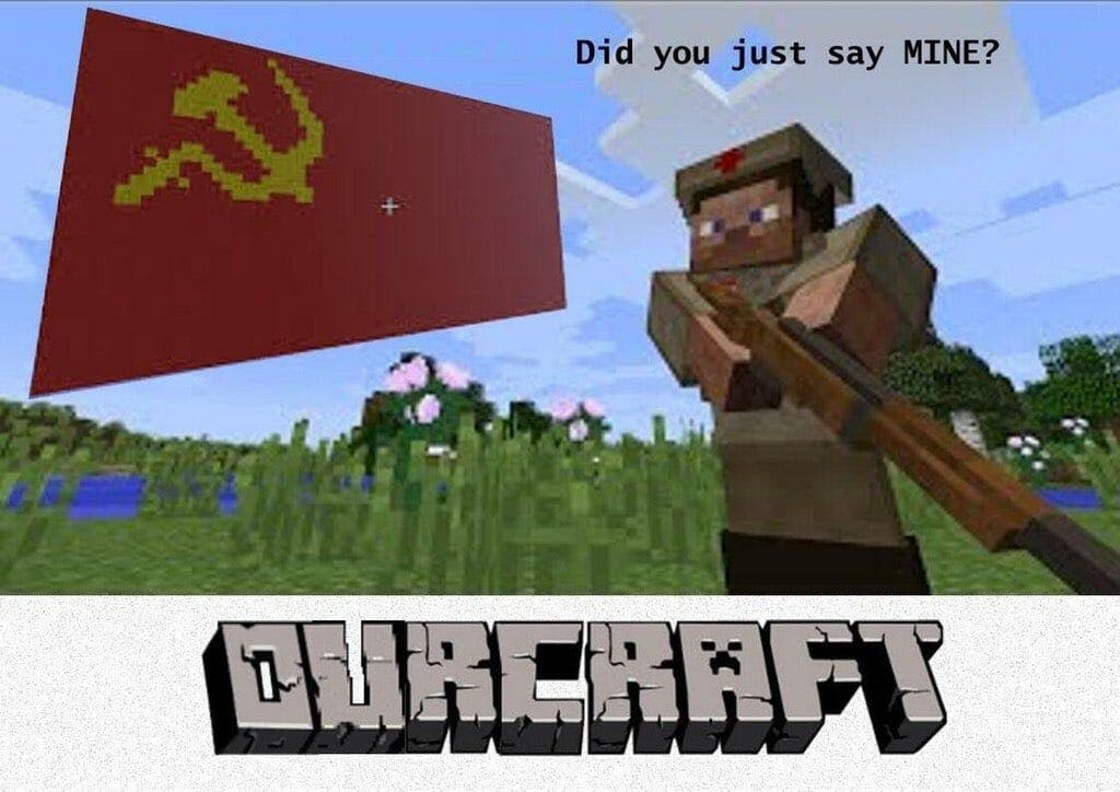 minecraft ourcraft stalin meme