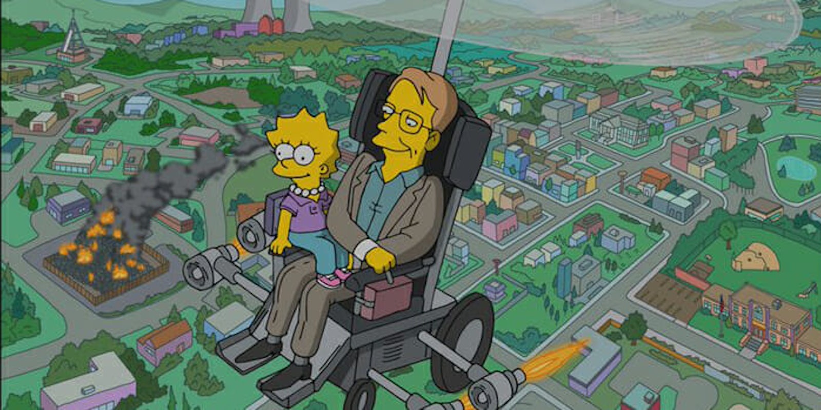 Stephen Hawking on the Simpsons