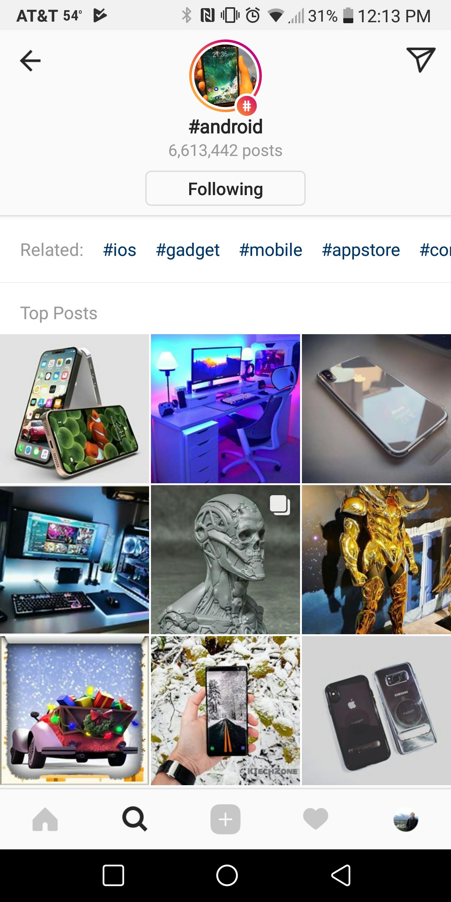 how to follow hashtags on instagram