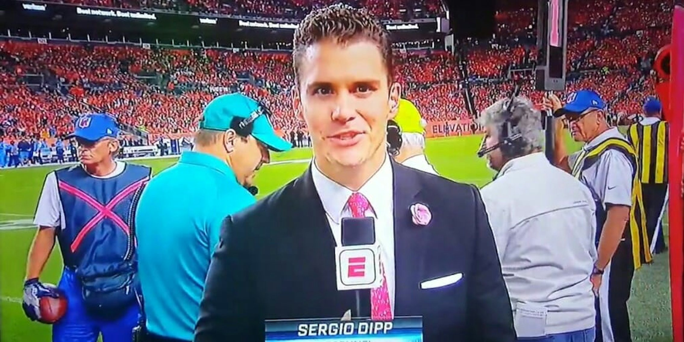 Sergio Dipp ESPN sideline reporter