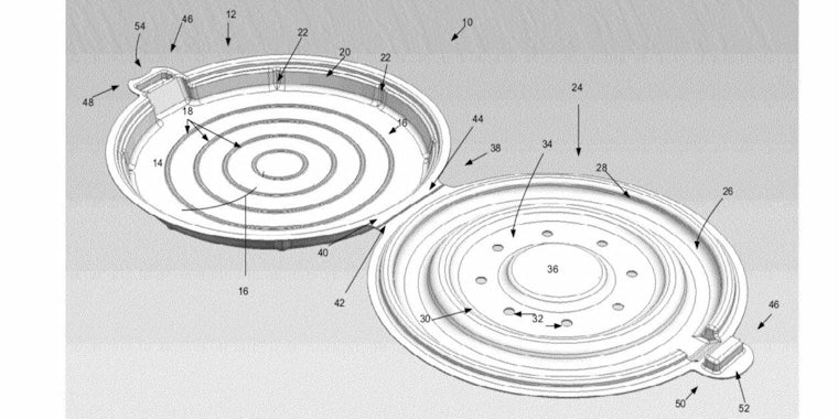 patented circle box holes vent