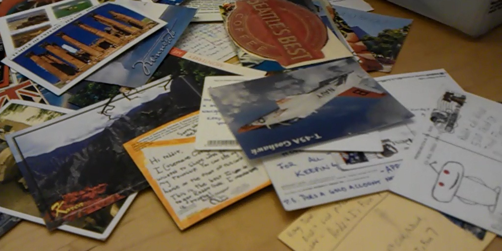 Reddit's offices are filled with postcards