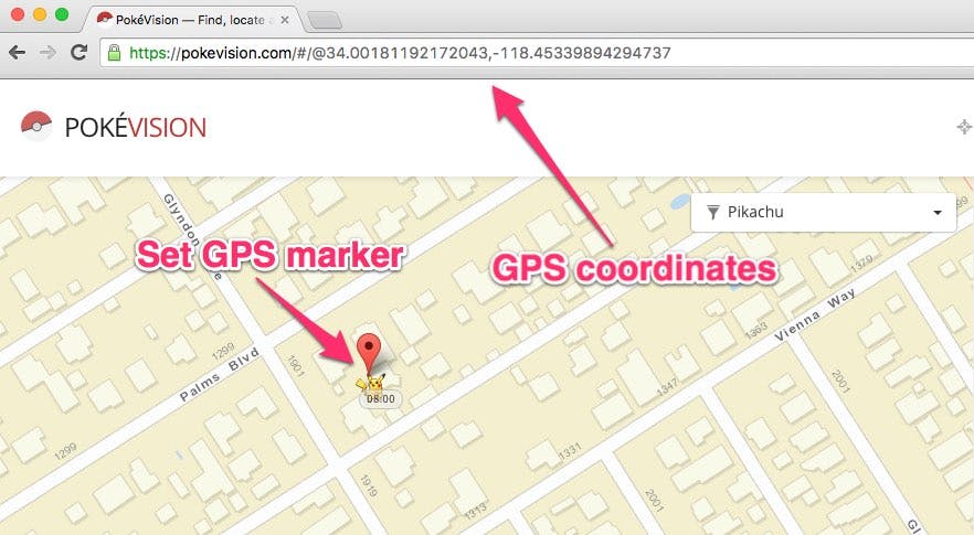 Ditto coordinates - Pokémon GO Coordinates