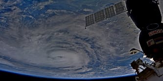 hurricane harvey international space station