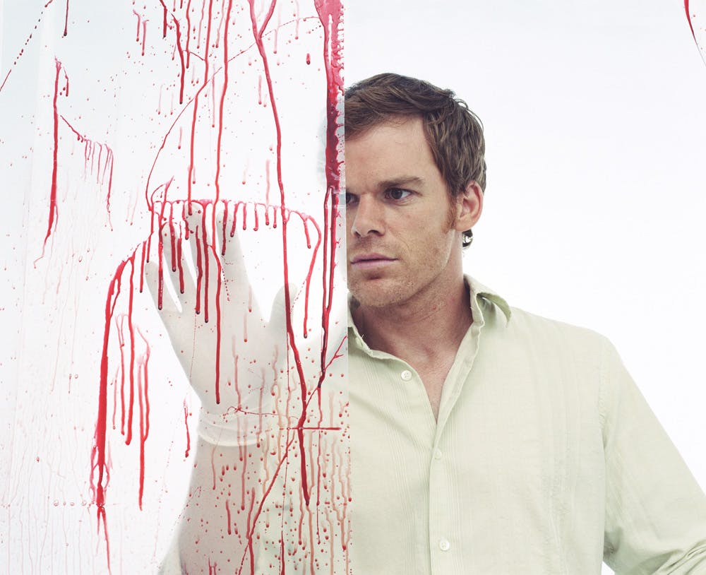 Michael C. Hall as the charismatic psychopath Dexter 